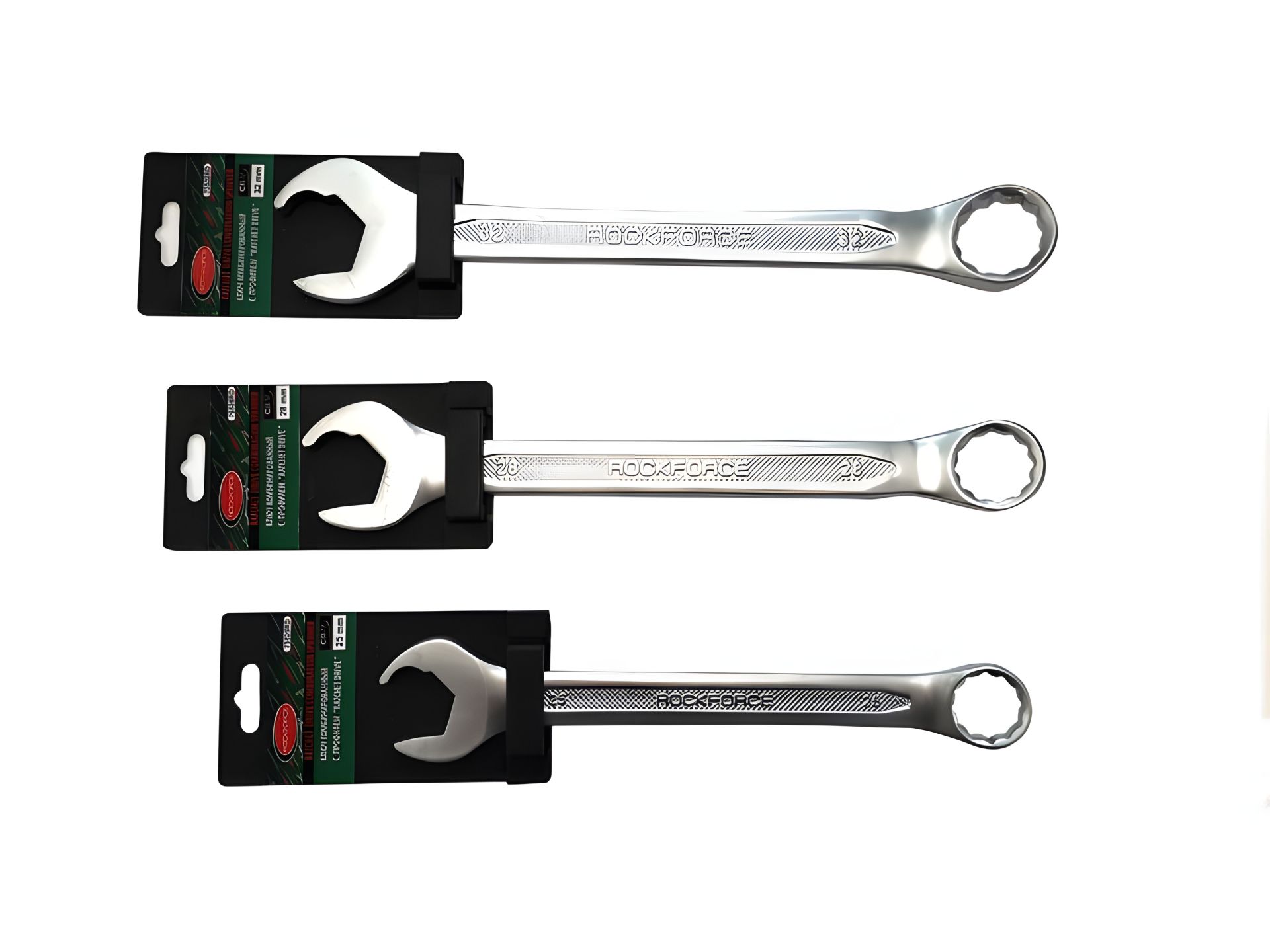 Ключ комбінований з профілем "Ratchet drive" 10мм, на пластиковому утримувачі ROCKFORCE WMC TOOLS RF-75510RD Ключ комбінований з профілем "Ratchet drive" 10мм, на пластиковому утримувачі ROCKFORCE WMC TOOLS RF-75510RD