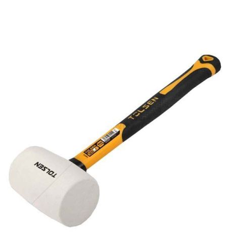 Киянка резиновая белая 24oz Tolsen 25177 Киянка резиновая белая 24oz Tolsen 25177