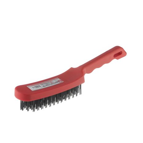 Ручная щетка, 6-рядная, пластиковый корпус, стальная проволока INTERTOOL BT-0009