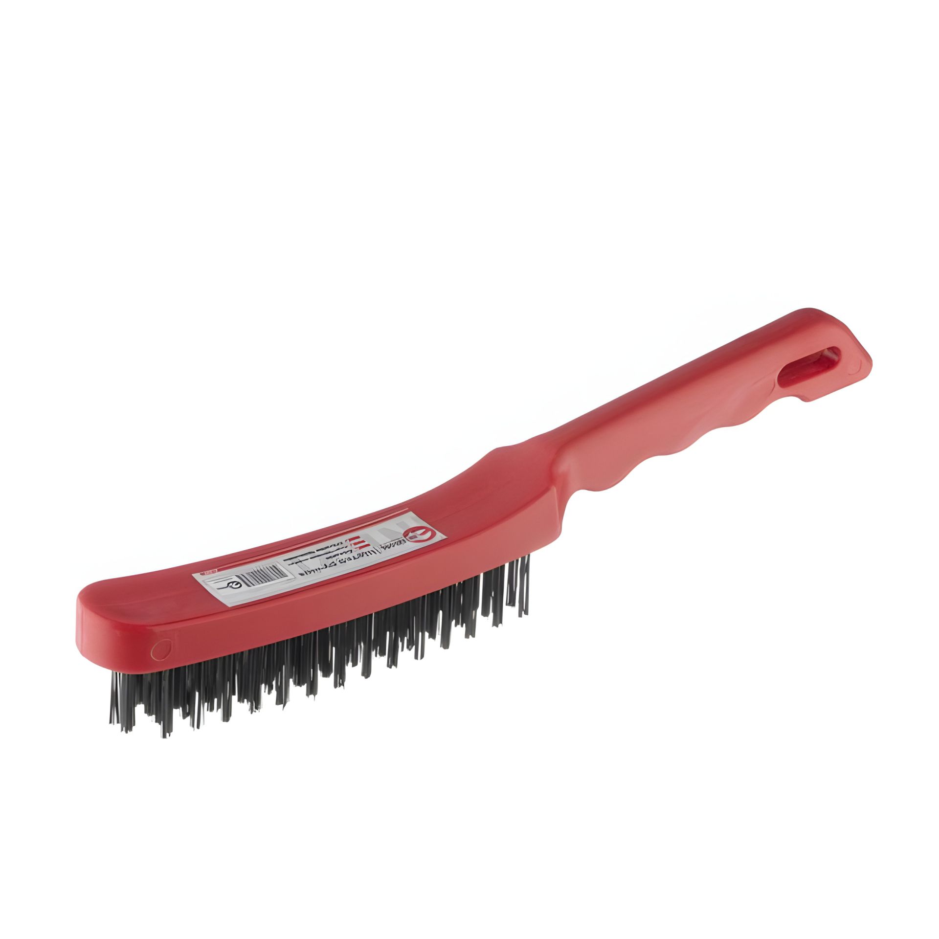 4-рядна ручна щітка, пластиковий корпус, металевий дріт INTERTOOL BT-0007 4-рядна ручна щітка, пластиковий корпус, металевий дріт INTERTOOL BT-0007