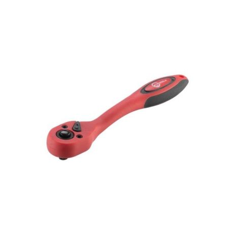 Рукоятка с храповым механизмом на 72 зуба 1/4" изогнутая Cr-v(Professional) INTERTOOL HT-2107