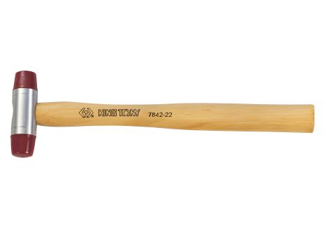 Молоток рихтовочный 110 гр. (мягкий боек) KING TONY 7842-22 Молоток рихтовочный 110 гр. (мягкий боек) KING TONY 7842-22