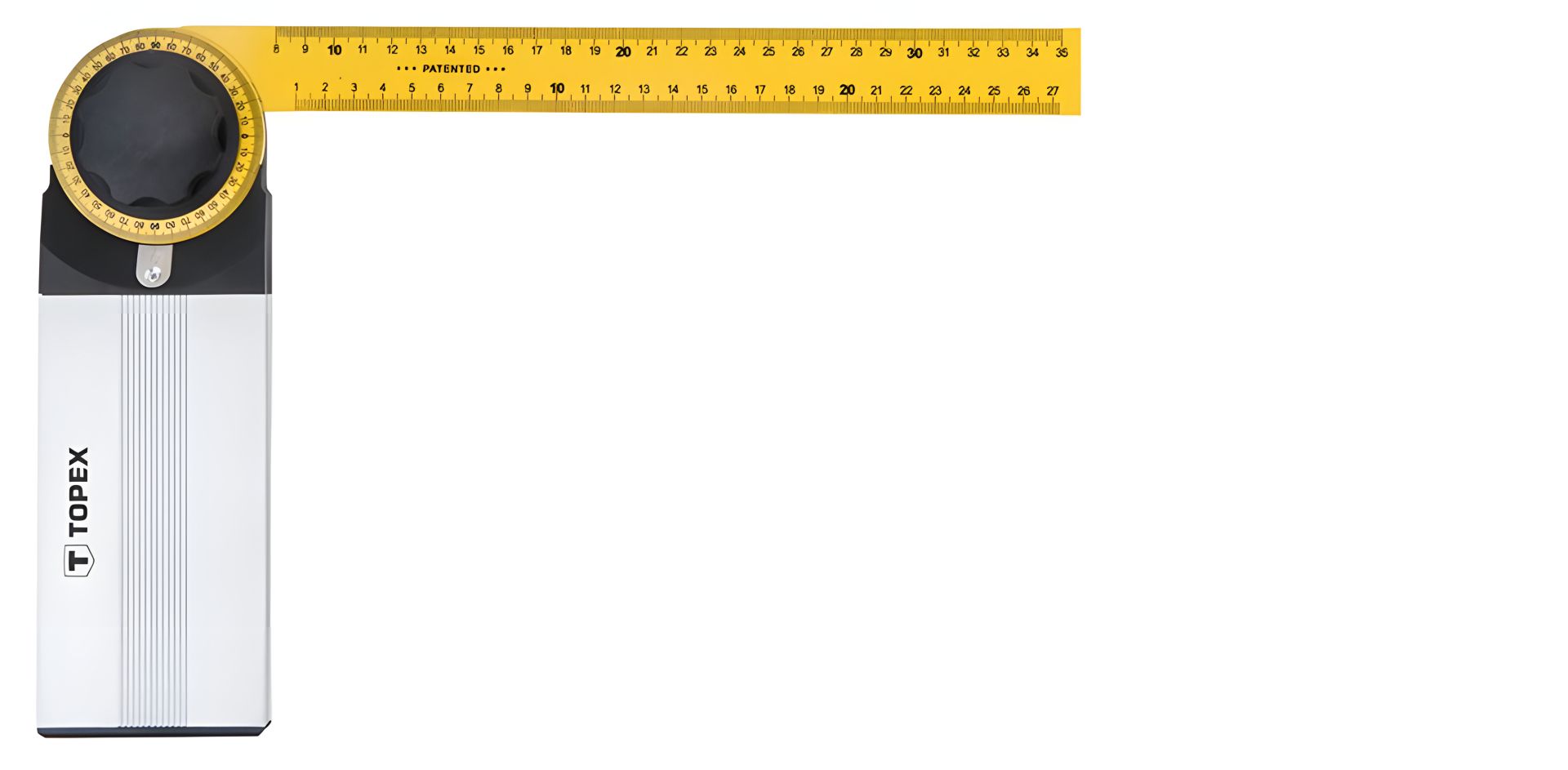 Угломер разводной 750*340 мм, алюминиевая ручка, фиксация угла Topex 30C347 Угломер разводной 750*340 мм, алюминиевая ручка, фиксация угла Topex 30C347