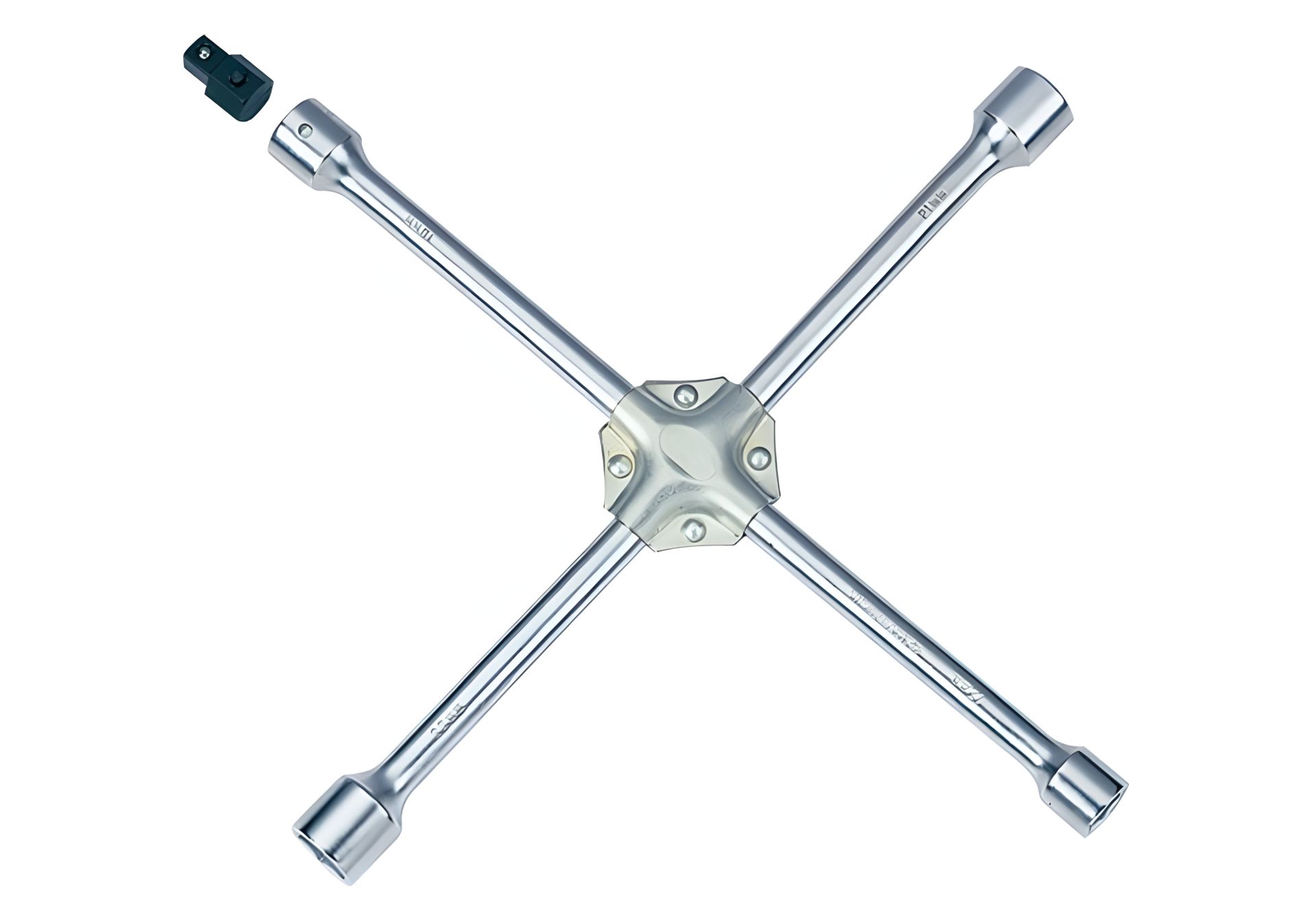 Хрестоподібний ключ 17х19х21х22 мм, 1/2" L=400 мм KING TONY 19911722 Хрестоподібний ключ 17х19х21х22 мм, 1/2" L=400 мм KING TONY 19911722