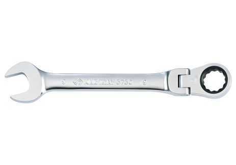 Ключ комбінований 18 мм з карданом та тріскачкою KING TONY 373018M Ключ комбінований 18 мм з карданом та тріскачкою KING TONY 373018M