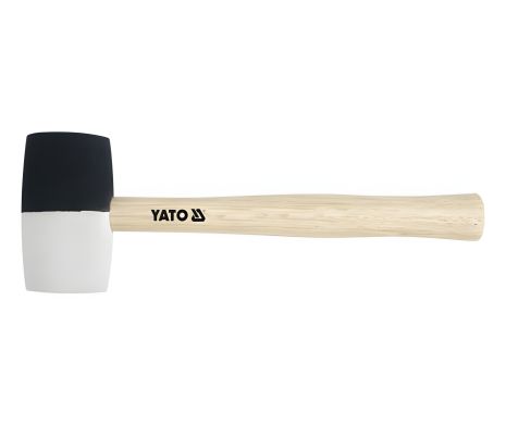Black-White Rubber Mallet 49mm 0.34kg Yato YT-4601