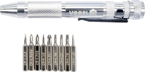 Викрутка з насадками Vorel 64400 Викрутка з насадками Vorel 64400
