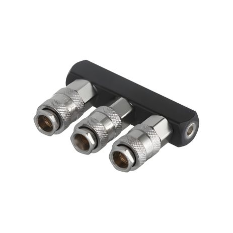 Повітряний розгалужувач 1/4 " на 3 виходи від INTERTOOL (PT-1855)