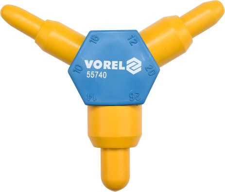 Калибратор труб PEX-AL-PEX, Ø = 10x16 / 12x20 / 14x26 мм Vorel 55740