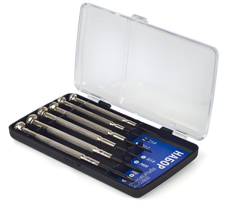 Комплект прецизионных отверток MIOL 66-010, 6 шт.