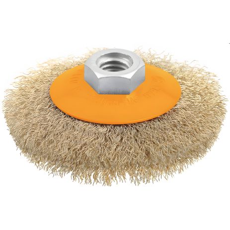 Щетка конусная гофрированная проволока ПРОФИ 100 мм Tolsen 77517