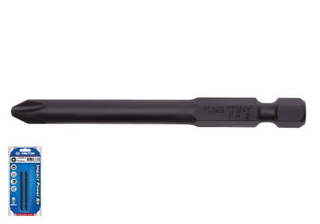Магнітна ударна біта 1/4" PH3*150мм, набір 2шт, KING TONY 711503P-S1