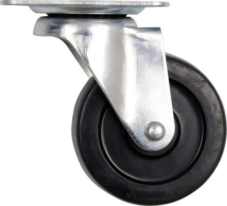 Колесо до коляски поліпроп., Ø= 65 мм, b= 23 мм з обертовою опорою; h = 84 мм, навантаж. - 30 кг Vorel 87403