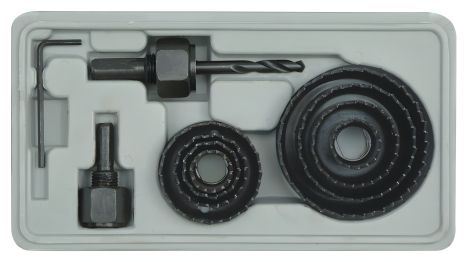 Кольцевые пилы по дереву 19-64 мм, набор 11 предметов Vorel 22570