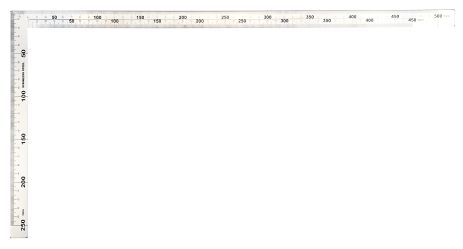 Нержавеющий уголок: 90° двусторонний с метрическими шкалами, размером 300 х 150 мм от Yato YT-7083