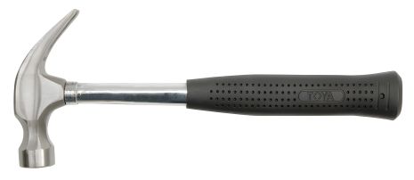 Молоток-цвяходер з металевою ручкою 0,6 кг TUV/GS Vorel 32625
