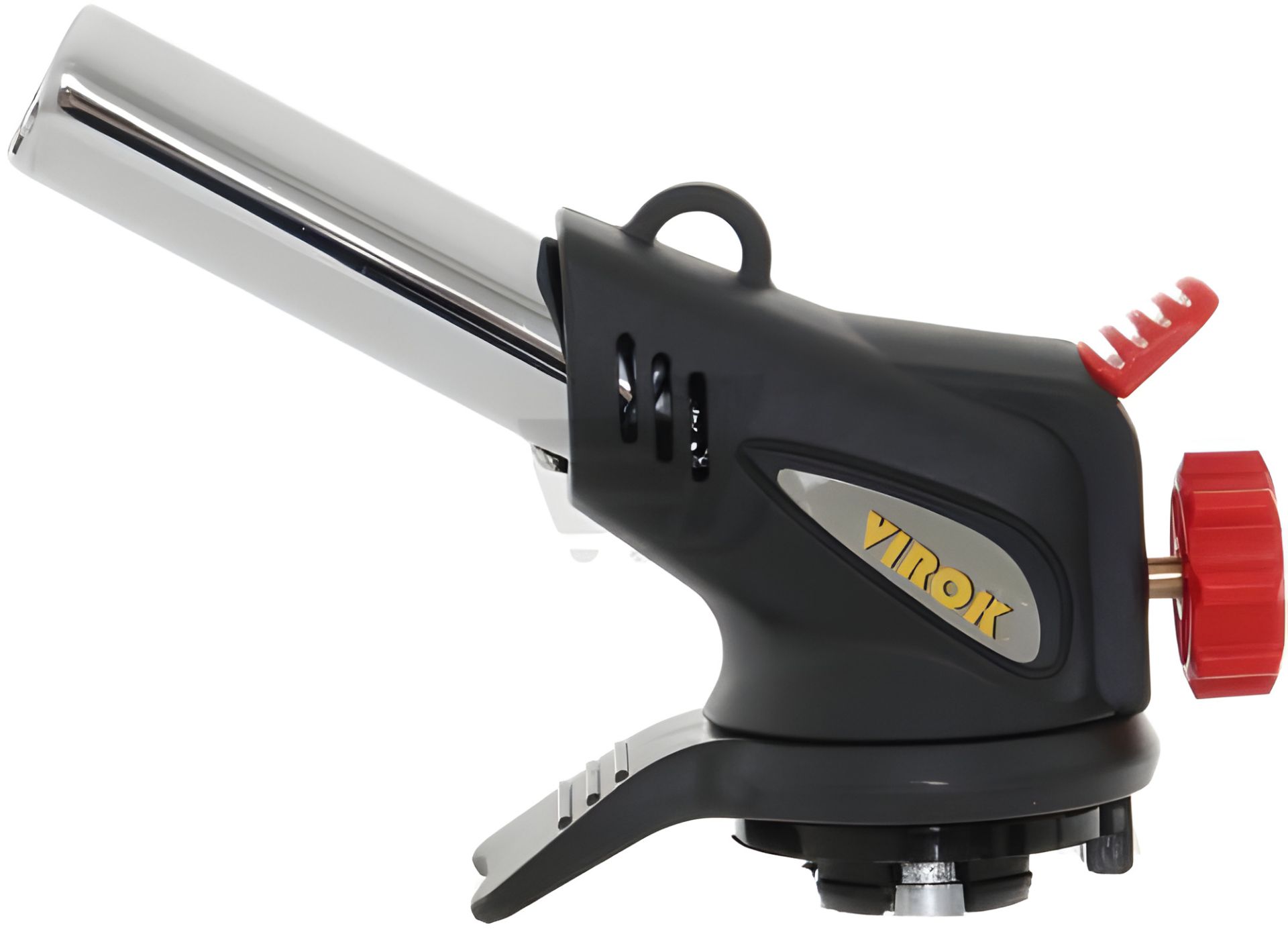 Газовий пальник з цанговим з'єднанням, п'єзопідпал, керамічне сопло Virok 44V164 Газовий пальник з цанговим з'єднанням, п'єзопідпал, керамічне сопло Virok 44V164