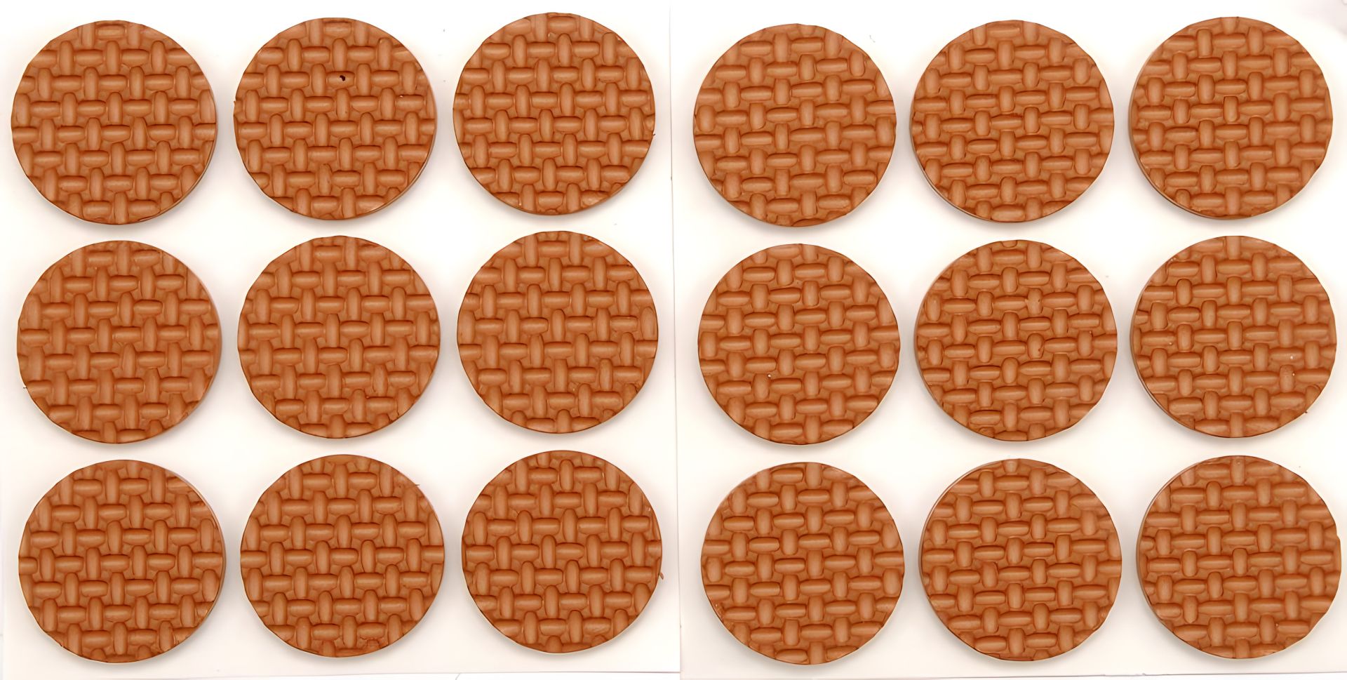 Набор войлочных протекторов самоклеющихся 25 мм/18 шт, коричневый Vorel 74882 Набор войлочных протекторов самоклеющихся 25 мм/18 шт, коричневый Vorel 74882