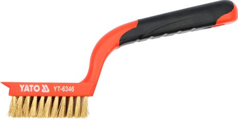 Ручна металева щітка Yato, п'ять рядів щетинок YT-6346