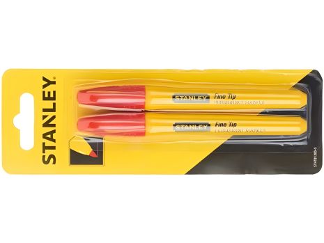 Маркери "Fine Tip" червоні, 2 шт. Stanley STHT81389-0 (червоний колір) Маркери "Fine Tip" червоні, 2 шт. Stanley STHT81389-0 (червоний колір)