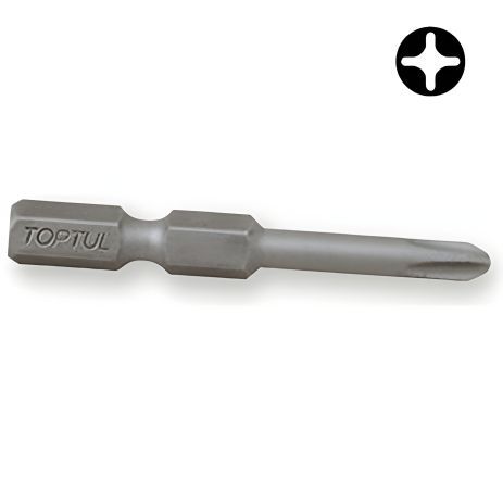 Насадка 1/4" 50 мм PH2 (під шуруповерт) TOPTUL FSLA0802 - хрестова