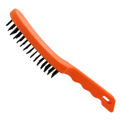 Металлическая зачистная щетка, пластиковая ручка, 6-рядная СТАНДАРТ SWPH0802