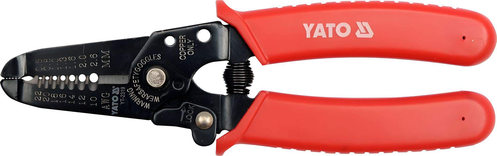 Съёмник изоляции с проводов 160 мм, 0,8 мм² - 2,6 мм² Yato YT-2319 Съёмник изоляции с проводов 160 мм, 0,8 мм² - 2,6 мм² Yato YT-2319