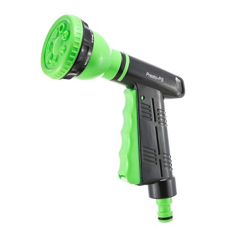 Пластиковий пістолет для поливу Presto-PS, насадка на шланг (4442)