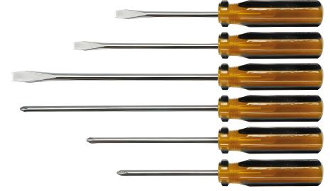 Комплект отвёрток с пластм. ручками 6 шт. Vorel 64050