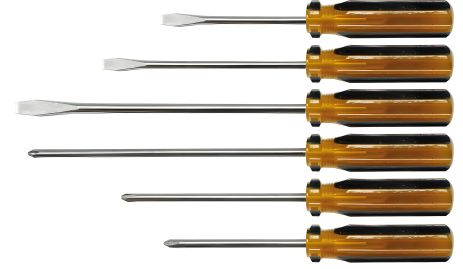 Комплект отвёрток с пластм. ручками 6 шт. Vorel 64050
