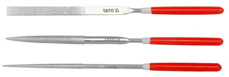 Набір надфілів 140 мм 3 шт Yato YT-6143