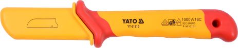 Диэлектрический нож для снятия изоляции 50х180 мм VDE Yato YT-21210