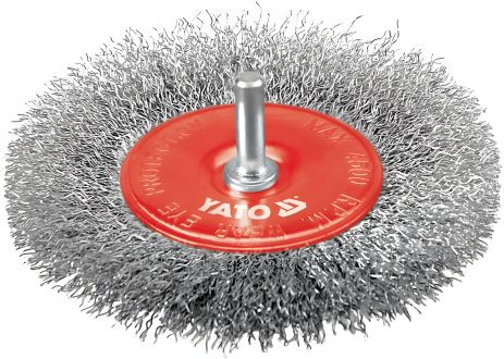 Дискова щітка 100 мм дротяна для дриля Yato YT-4758