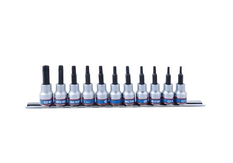 Набор торкс-битов 11PC.3/8"DR.TR TORX BIT SOCKETS T8H-T50H KING TONY 3131PR8 Набор торкс-битов 11PC.3/8"DR.TR TORX BIT SOCKETS T8H-T50H KING TONY 3131PR8