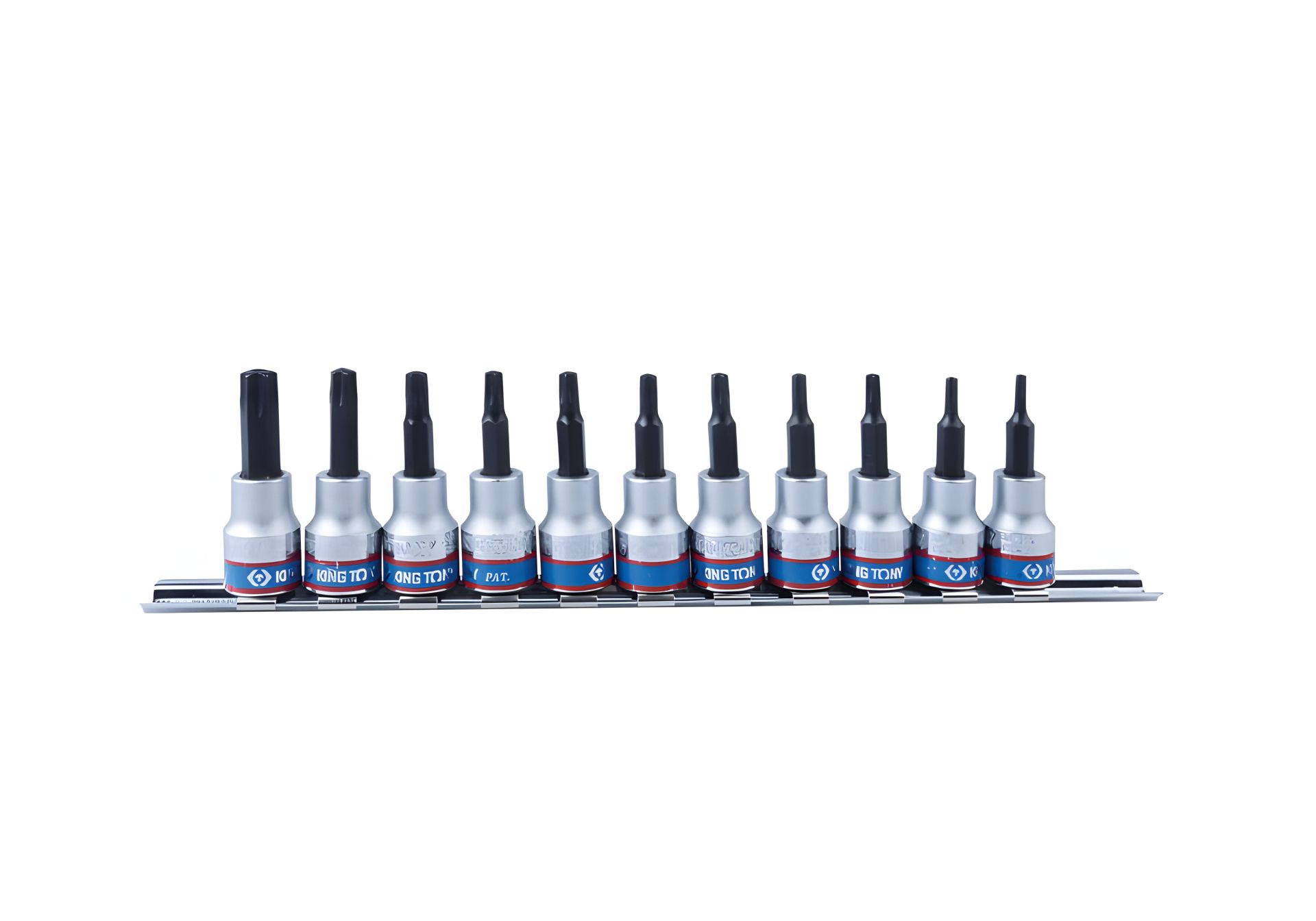 Набор торкс-битов 11PC.3/8"DR.TR TORX BIT SOCKETS T8H-T50H KING TONY 3131PR8 Набор торкс-битов 11PC.3/8"DR.TR TORX BIT SOCKETS T8H-T50H KING TONY 3131PR8