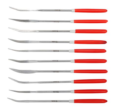 Набор из 10 надфилей по 140 мм Yato YT-6146 Набор из 10 надфилей по 140 мм Yato YT-6146