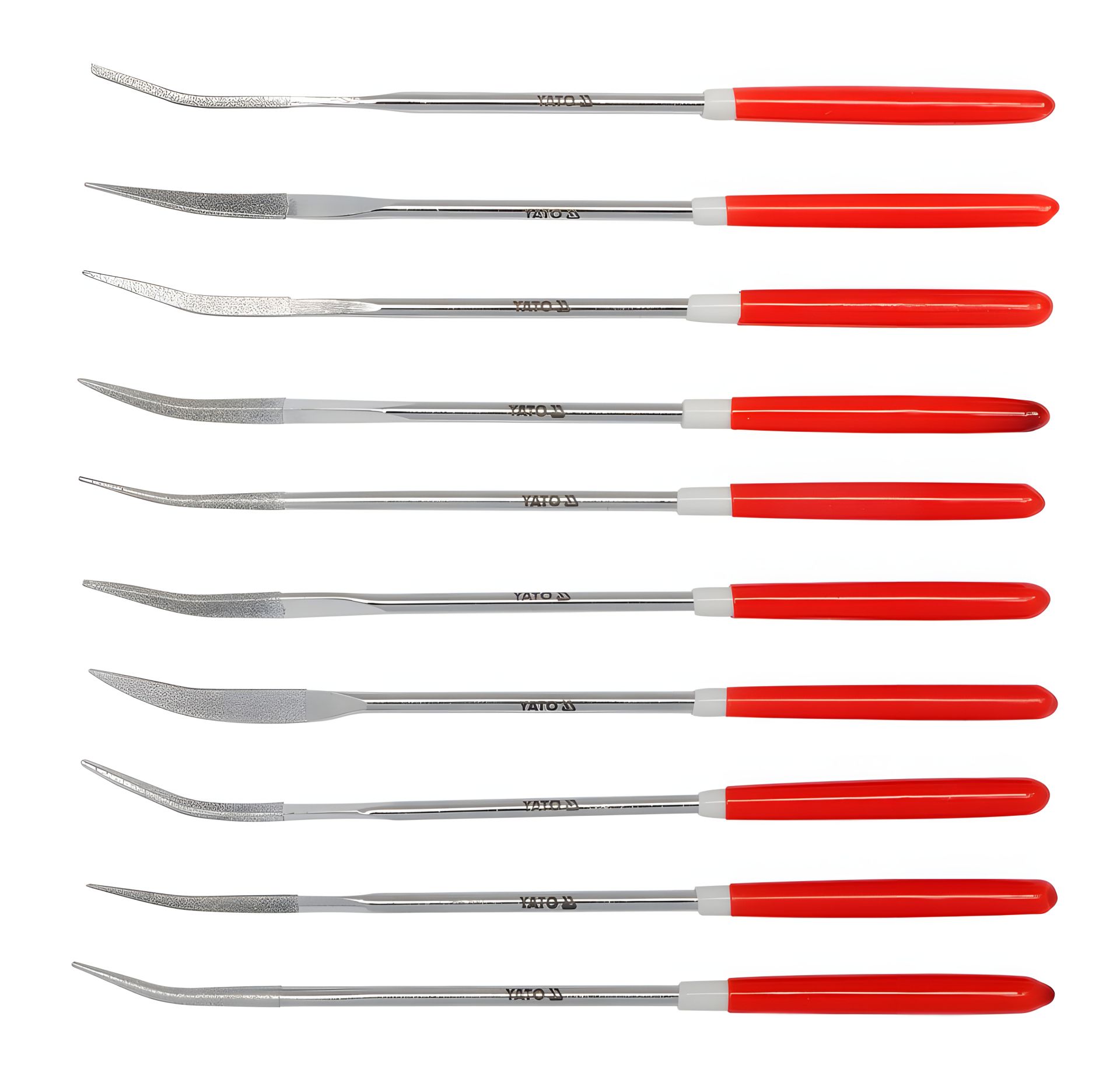 Набор из 10 надфилей по 140 мм Yato YT-6146 Набор из 10 надфилей по 140 мм Yato YT-6146