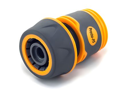 Конектор для шланга 3/4 дюйми без аквастопу серія Soft-Touch Presto-PS (5819E)
