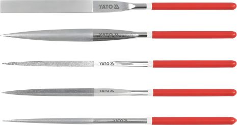 Надфилей набор 180 мм 5 шт Yato YT-6156