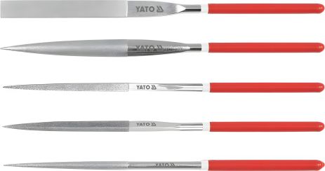 Надфилей набор 180 мм 5 шт Yato YT-6156