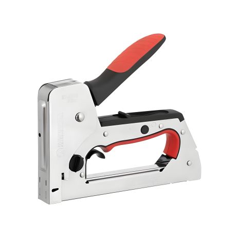 Степлер будівельний 3-в-1, функція Trigger Mode, під скоби 11,3×0,7×6-14 мм, цвяхи 14 мм, шпильки 14 мм, Storm Intertool RT-0105