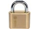 Замок навесной с кодовым замыканием: латунный корпус-50х40х25 мм, стальная дуга-23х25х8 мм Vorel 77612 Замок навесной с кодовым замыканием: латунный корпус-50х40х25 мм, стальная дуга-23х25х8 мм Vorel 77612