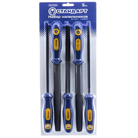 Набір напильників 5 шт, 200 мм, СНД SFF0501