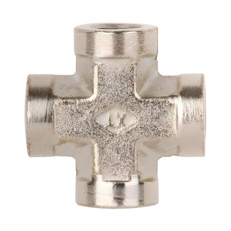 Крестовое соединение с внутренней резьбой 1/4" INTERTOOL PT-1864