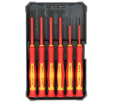 Ізольовані діелектричні прецизійні викрутки (6 шт.), Yato YT-28283