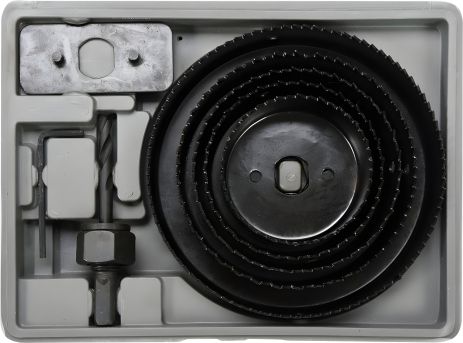 Vorel 22571 пилки кільцеві по дереву 64-127 мм / 8 шт.