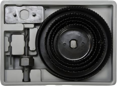 Vorel 22571 пилки кільцеві по дереву 64-127 мм / 8 шт.