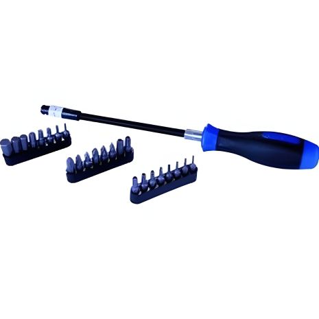 Гибкая отвертка с 24 битами 1/4" KING TONY (1025CQ) Гибкая отвертка с 24 битами 1/4" KING TONY (1025CQ)