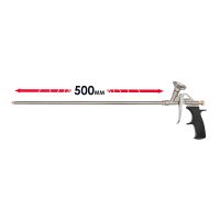 Пістолет для піни з довгим носиком 500 мм, 4 насадки INTERTOOL PT-0650