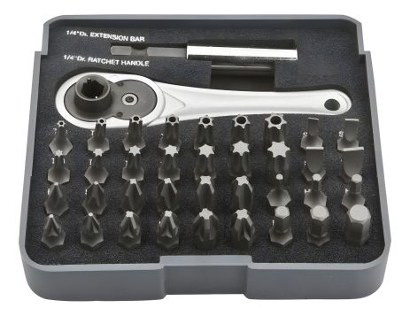 Сменные наконечники набор 1/4" 38 пр. NEO 06-105 Сменные наконечники набор 1/4" 38 пр. NEO 06-105